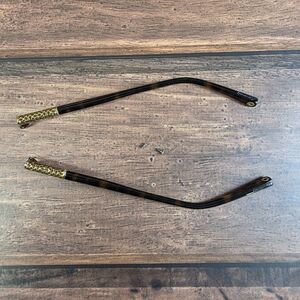 COACH GERTIE 242 COFFEE BROWN 51/16/135 EYEGLASSES TEMPLE ARMS PART